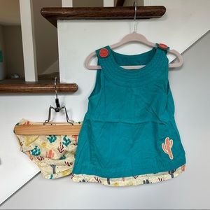 [Wrangler] Cactus Girls Bloomer & Blouse